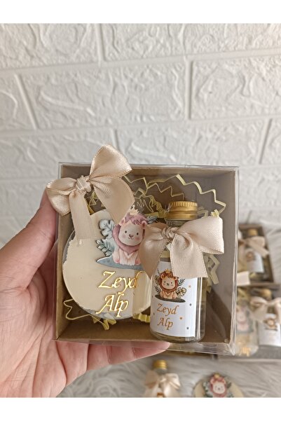 Doğrukan Hediyelik 10 adet pleksi magnet cam şişe kolonya set hediyelik yenid...