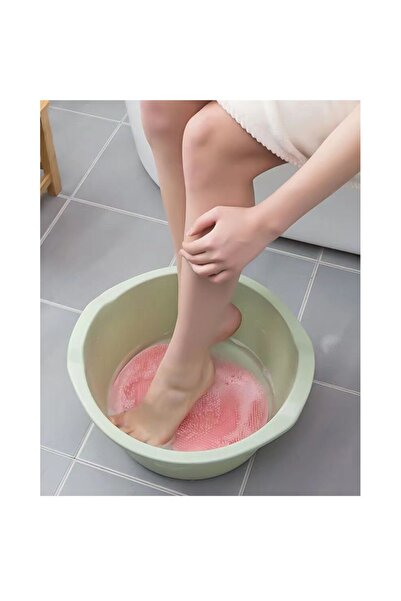 OEM Αντιολισθητικό χαλάκι μπάνιου σιλικόνης με μίνι βεντούζες, ροζ, 25x30cm