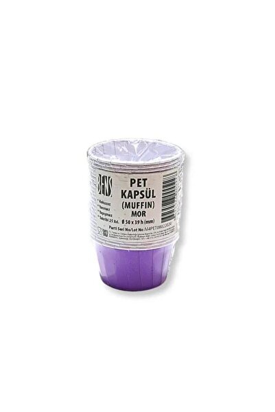 BENS Cake Paper Capsule Pet Purple 25 Pcs