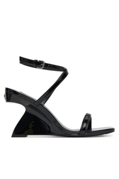 Karl Lagerfeld Γυναικεία σανδάλια μαύρα KARL LAGERFELD-KL34612 1BP ΜΑΥΡΑ ΛΑΤΕ...