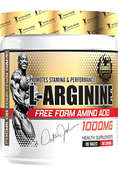 DEXTER JACKSON Gold Series L-Arginine Arjinin 1000mg |180 Tablets | 180 Serving