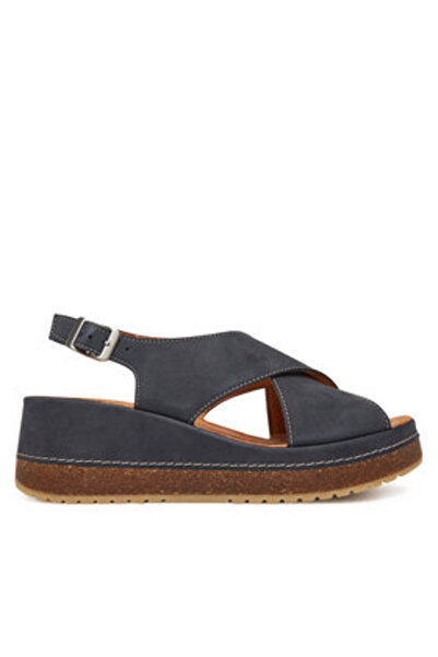 CLARKS Γυναικεία Σανδάλια μπλε CLARKS-26181440 NAVY NUBUCK