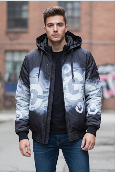 embody Jachetă impermeabilă pentru bărbați, cu glugă detașabilă, buzunare, cu...