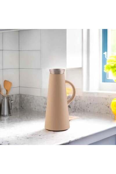 AL-HAMAMMI ترمس شاي وقهوة بيج من هوست سعة 1 لتر