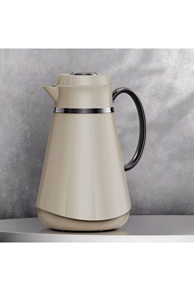 AL-HAMAMMI ترمس شاي وقهوة بيج من هوست سعة 1 لتر