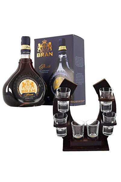 velve Минибар пакет, Bran Afinata 30%, 0.7 л, U-образна дървена стойка и 6 ча...