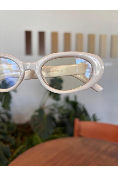 funeyes Leon Brown Cat Eye Classic Retro Leopard Popular Blue Light Protection Blue Block Transparent Glasses