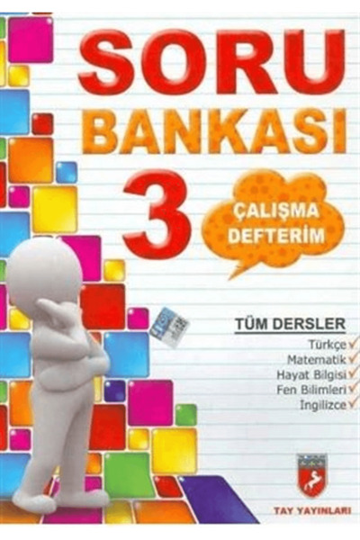 Tay Yayınları TAY Çalışma Defterim Tüm Dersler Soru Bankası 3. Sınıf