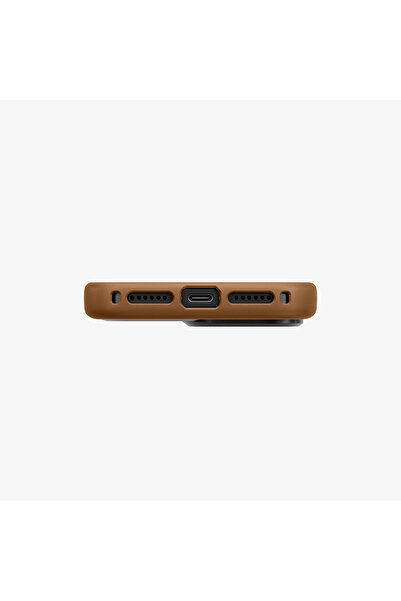 UNIQ Better By Design İphone 17 Pro Max Kılıf Heldro Vegan Deri Kapak Kamera Standlı Kapak FlexGrip™ Kolay Tutma Bandı