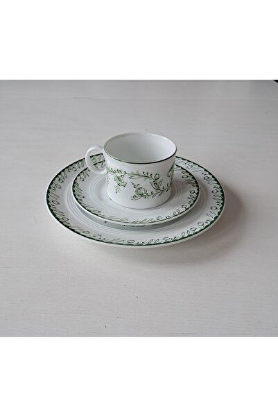 melitta German Antique 3 Piece Teacup Floral 150 ml