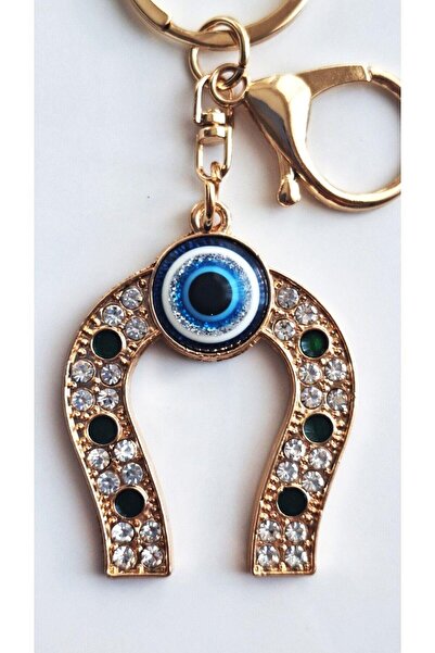 Svc Aksesuar Luxury Gift Zircon Stone Lucky Horse Keychain & Bag Ornament 10.5 cm