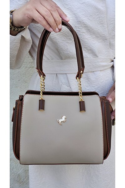 çantamgelsin Original Miami Polo Women's 4-Section Hand and Shoulder Bag