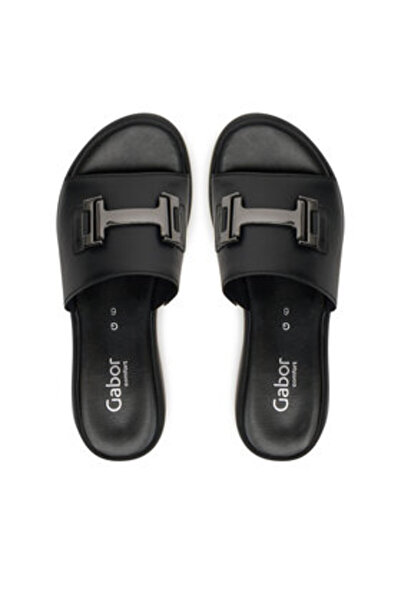 GABOR Γυναικείες σαγιονάρες μαύρες GABOR-62.732.67 BASIC ΜΑΥΡΕΣ