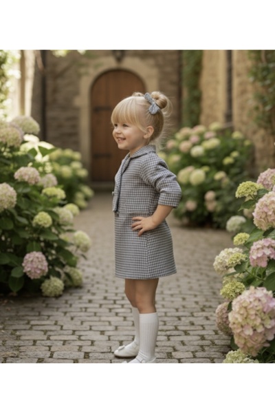 Tinypeople Set de iarnă pentru fete, cu fustă și jachetă, set de iarnă pentru fete, set de iarnă pentru copii