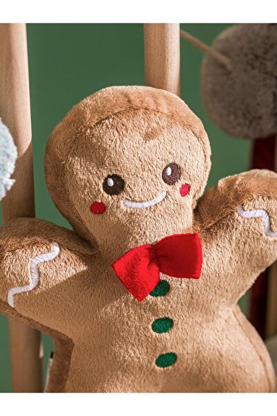 LC Waikiki Plush Throw Pillow with Cookie Man Figure 20 cm (W5)