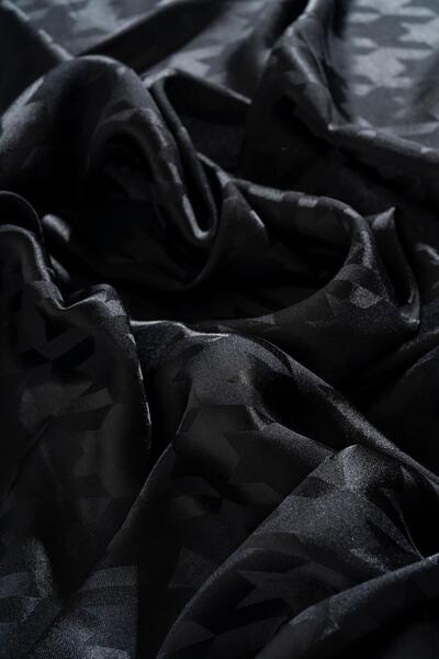 ALLURİNG Women's Hijab Jacquard Houndstooth Scarf