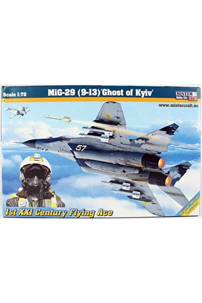 Mistercraft D110 1772 MIG-29 (9-13) Kiev'in Hayaleti Savaş Uçağı Plastik Mode...