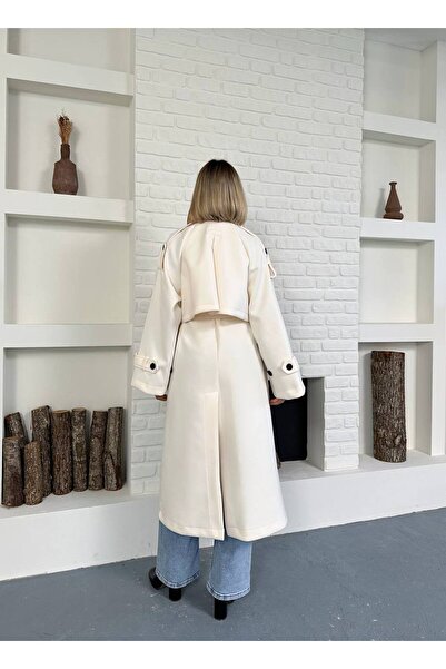 Genel Markalar Yeni Sezon Kaşe Premium Trençkot Kaban