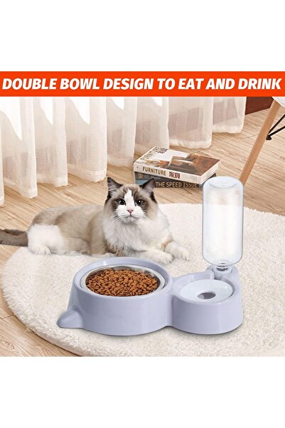 Hope Cat Dog Food Dish Bowl, Pet Food Dish Bowl And Auto Gravity Pet Water Dispenser, Cat Bowl
