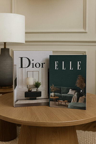 BGV HOME Dekoratif Kitap Kutu 2'li Set (Dİ/EL)