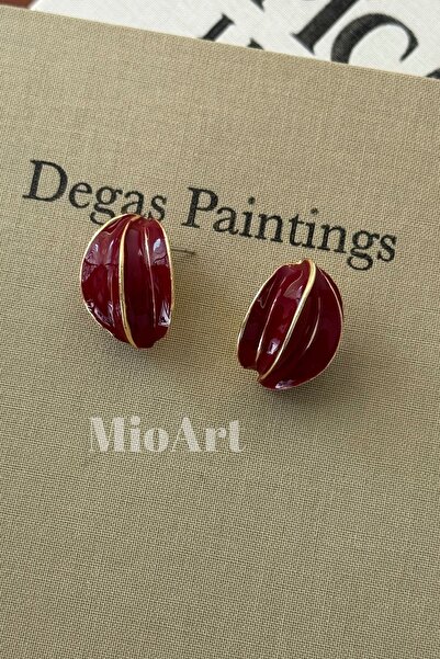 MioArt أقراط ملونة أنيقة بنمط فاكهة النجمة