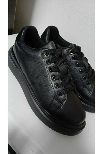 bescobel Women's Eryal Blacksilver Lace-Up Casual Sports Shoes Sneaker 3 cm Sp110