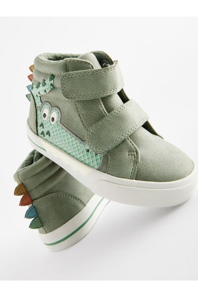 Next Baby Green Crocodile Patterned Comfortable Sole Sneaker