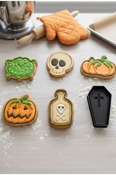 To Design Lab Halloween - Halloween Themed Cookie Mold Set of 6