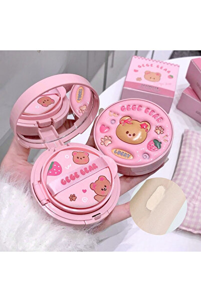 Gege Bear Ayıcıklı Nude Efektli Cushion Parlak Fondöten
