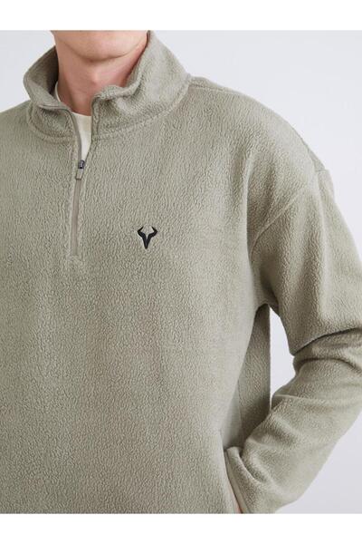 LC Waikiki Hanorac pentru bărbați din fleece cu mânecă lungă (W5)