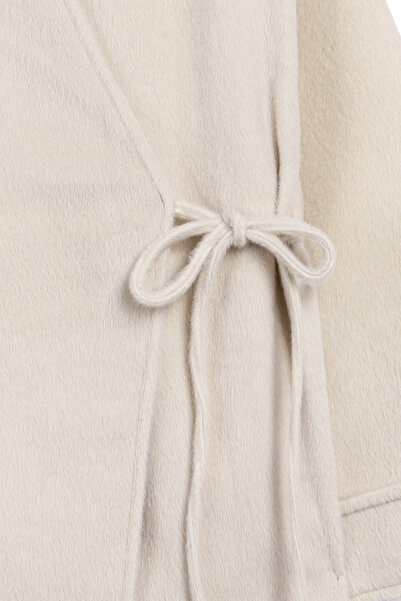 praye Πέτρα από τεχνητή γούνα με πλαϊνή περιτύλιξη