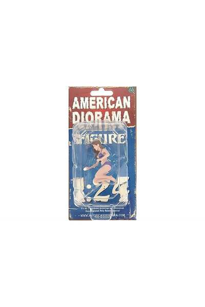 American Diorama AD76365 1/24 Ölçek, Araba Yıkayan Bikinili Kız (Alisa) Sergi...