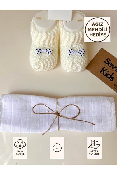 Sevza Kids أحذية محبوكة للأطفال - حديثي الولادة - 0-6 أشهر