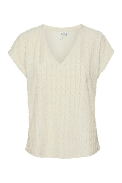 Vero Moda T-shirt, beige