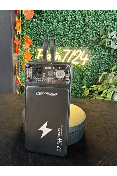 ADR Kaplolu 10 Bin Mah Mah Süper Güçlü Şarj Cihazı Power Bank 10,000 Mah Powe...