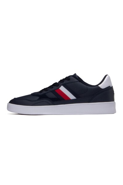 Tommy Hilfiger Court Cupsole Retro Lth Stripes