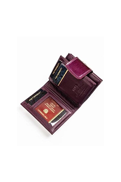 Peterson Women's compact wallet made of patent leather - Peterson