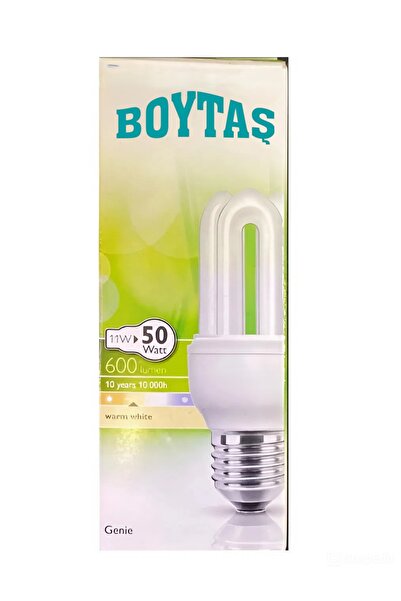 BOYTAŞ 11 Watt Tasarruflu Ampul / Sarı Işık / E27