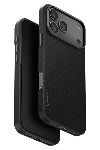 UNIQ Better By Design İphone 17 Pro Max Keva Edge Slim Karbon Kılıf Armaid Fiber Magsafe Özellikli Premium İnce Kapak
