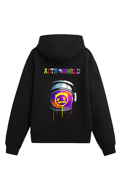 Edizen Hanorac Travis Scott Astroworld Hanorac unisex oversize 100% bumbac ne...
