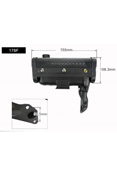 China Sistem de evacuare motor diesel 178F