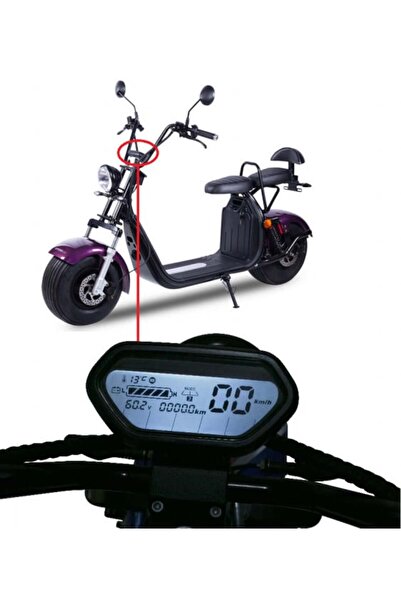 Universal Kilometri parcurși de scuterul electric City Coco (60V) model 1