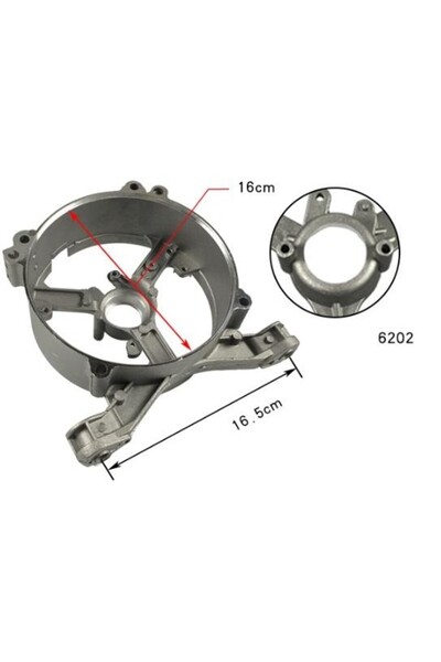 China Carcasă carter generator 168 (model 2) pentru rulment de tip 6202