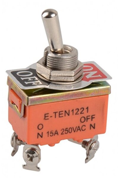 China Comutator 15A 250V on-off 1221 (4 terminale)