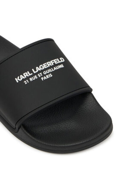 Karl Lagerfeld Ανδρικές σαγιονάρες μαύρες KARL LAGERFELD-KL70008A V00 ΜΑΥΡΕΣ ...