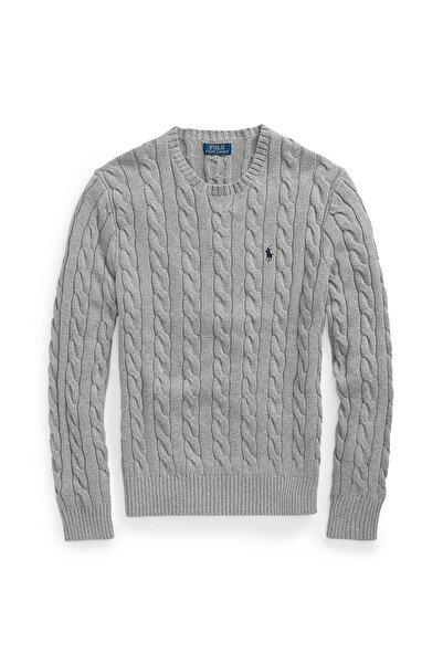 Ralph Lauren Golf Polo Ralph Lauren. Cable-Knit Cotton Jumper Round Neck Hair Knitwear Sweater