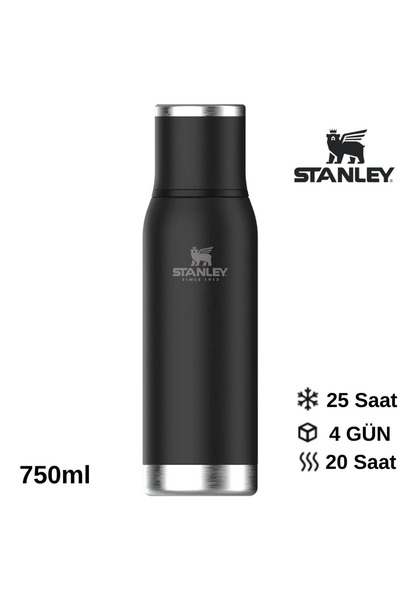 Stanley Adventure To-Go Termos Vakumlu Paslanmaz Çelik 0.75L Matara SİYAH