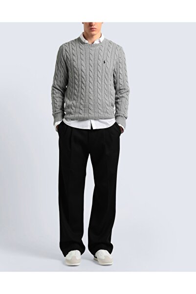 Ralph Lauren Golf Polo Ralph Lauren. Cable-Knit Cotton Jumper Round Neck Hair Knitwear Sweater