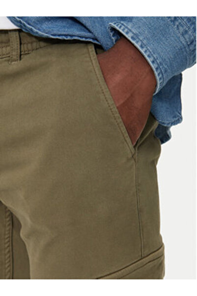 Pepe Jeans Ανδρικό υφασμάτινο παντελόνι PM211725 Πράσινο