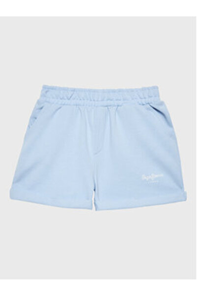 Pepe Jeans Αθλητικό σορτς για κορίτσια PG800731 Ανοιχτό μπλε